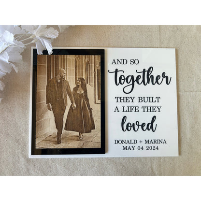 Engraved Photo Plaque