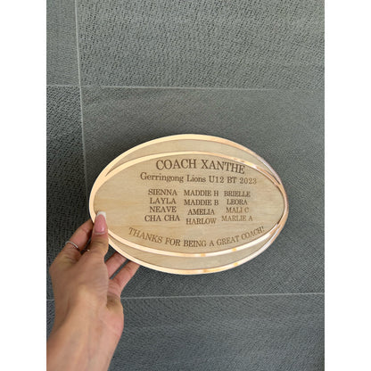 Coach Plaque