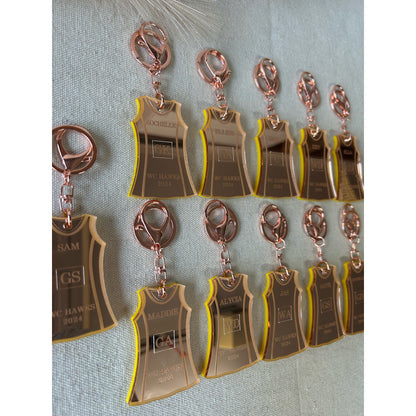 Netball Dress Keychains