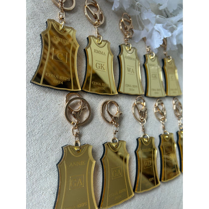 Netball Dress Keychains