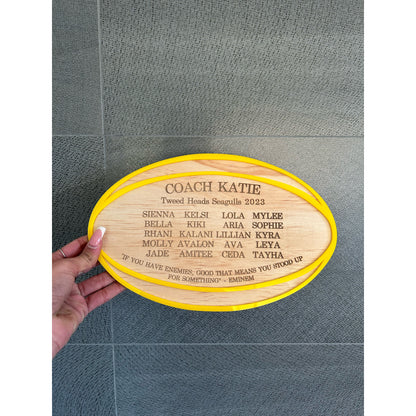 Coach Plaque