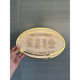 Personalised Thank You Plaque for Coaches