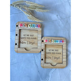 Personalised Sticky Note Holder