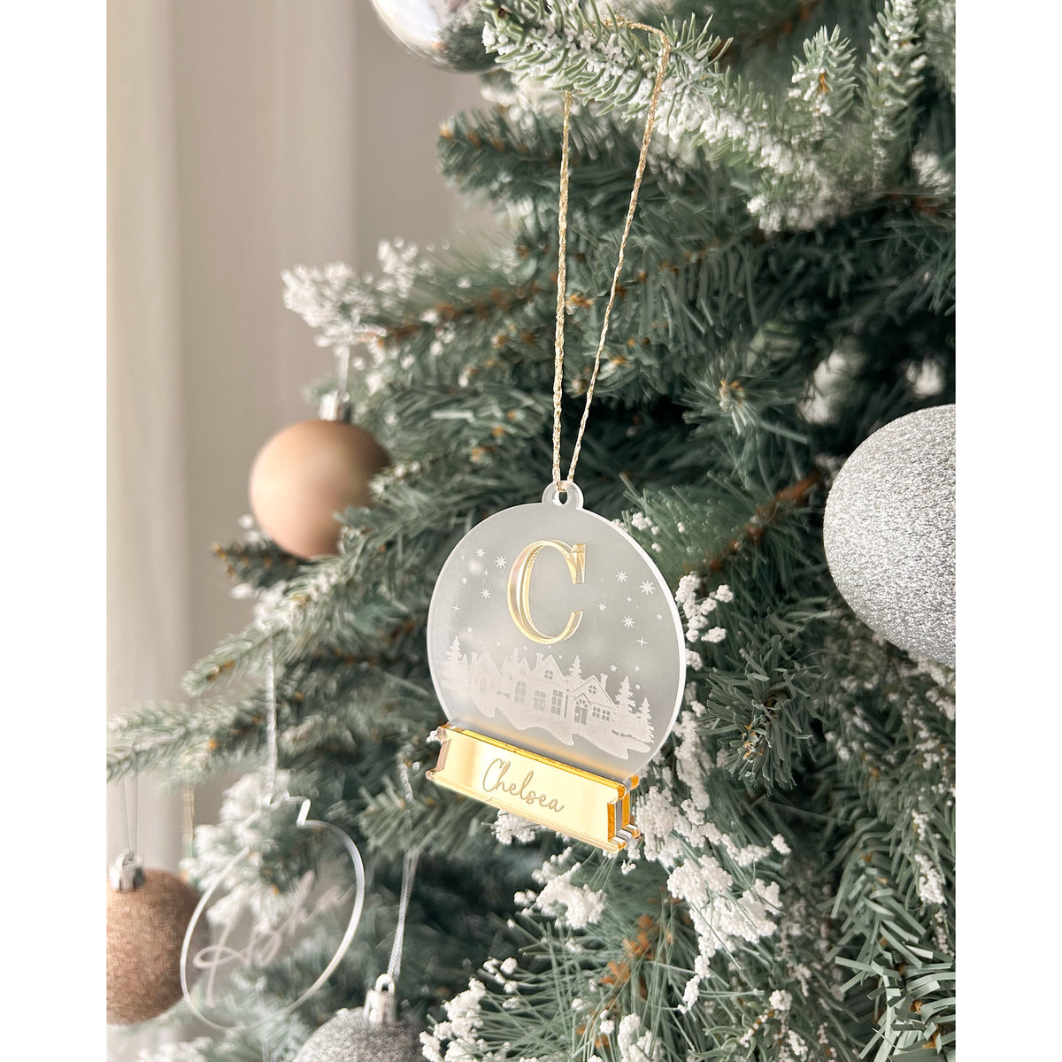 Frosted Snow Globe - Christmas Town