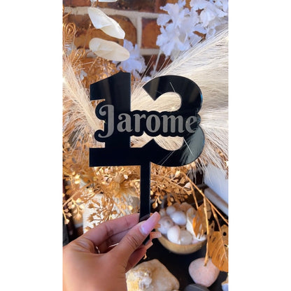 Acrylic Cake Topper - Mirror
