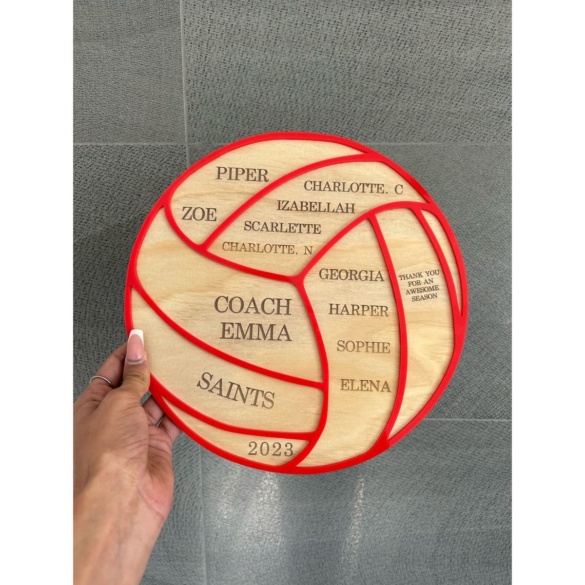 Personalised Thank You Plaque for Coaches