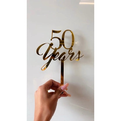 Acrylic Cake Topper - Mirror