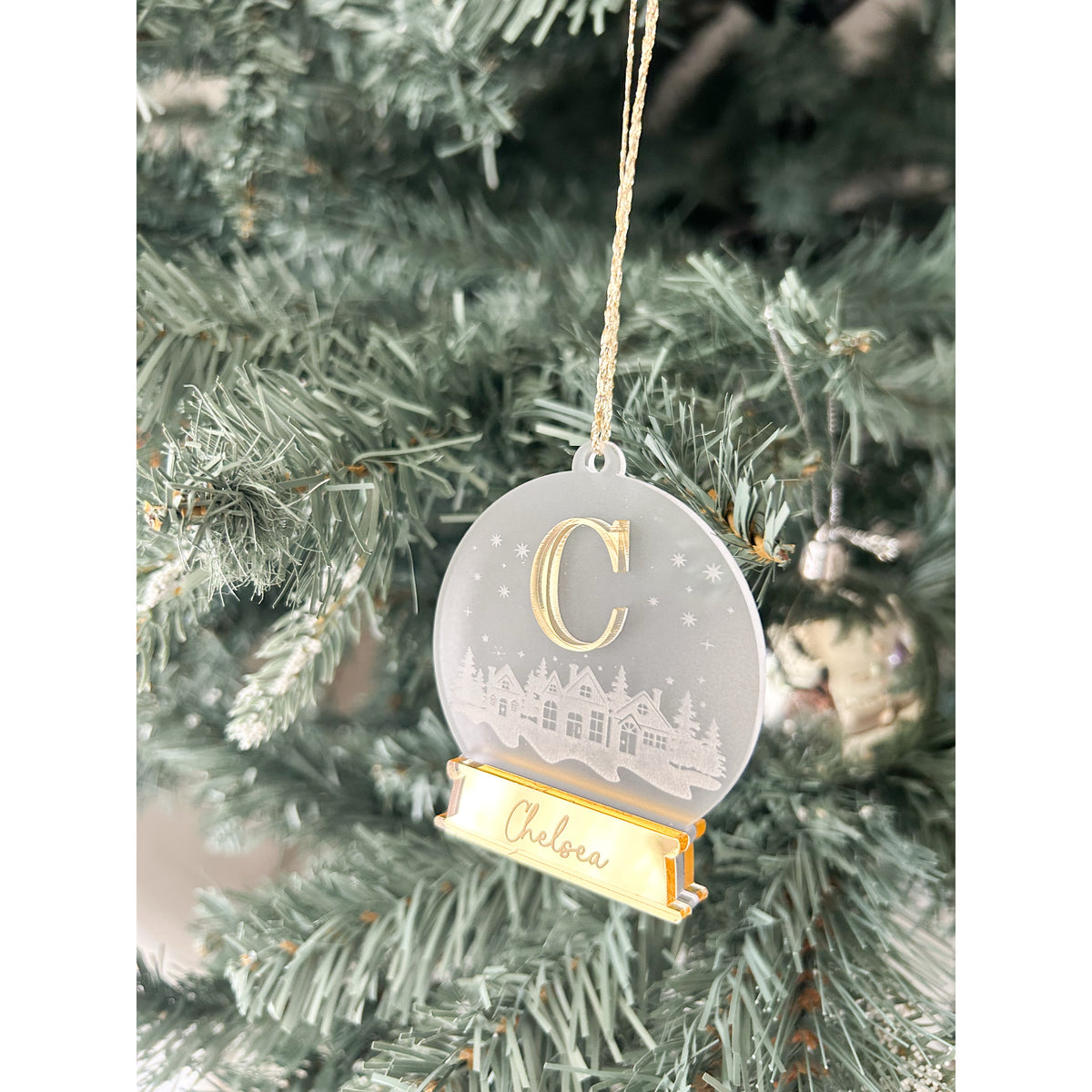 Frosted Snow Globe - Christmas Town