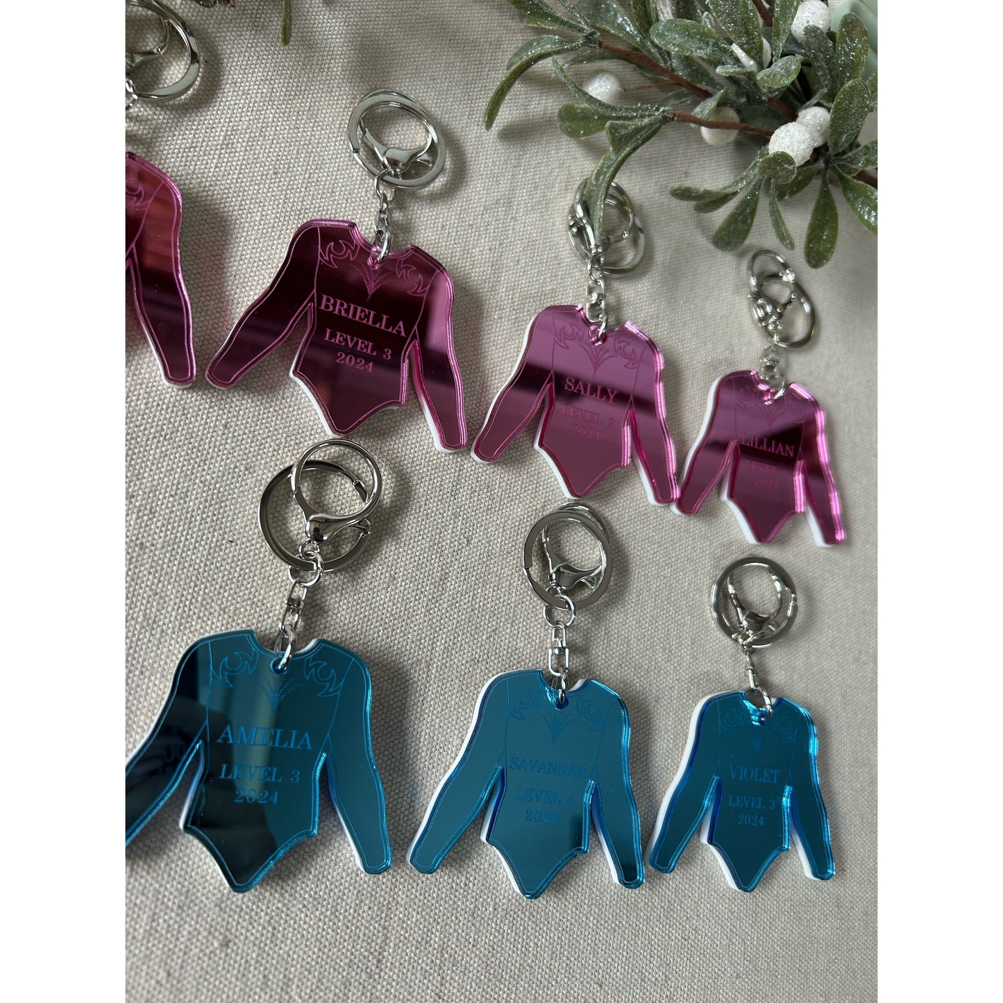 Gymnastics Leotard  Keychain