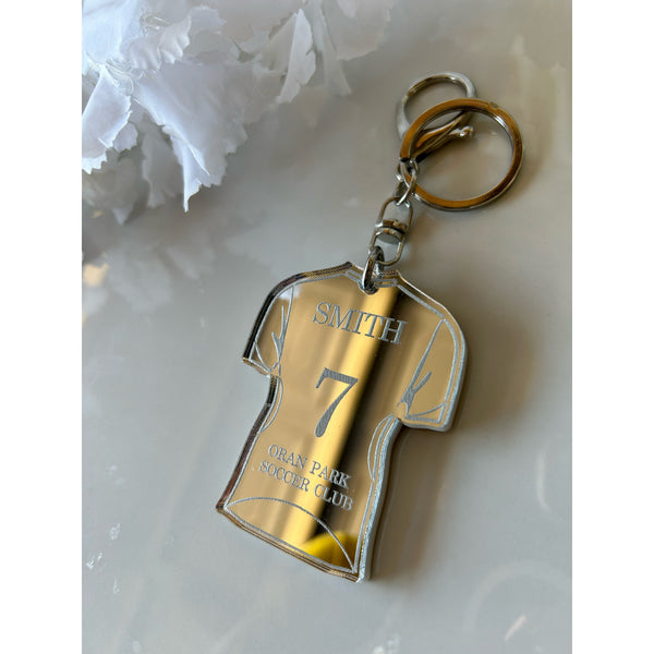Soccer Jersey Keychain