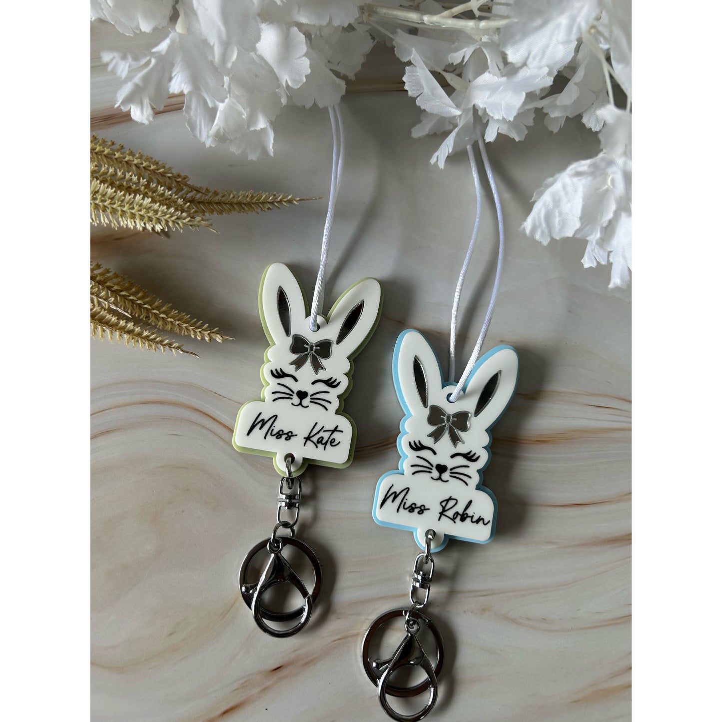 Pretty Bunny Easter Lanyard