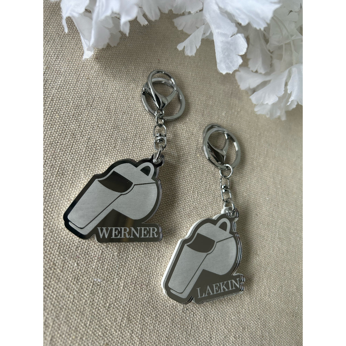 Umpire's Whistle Keychain