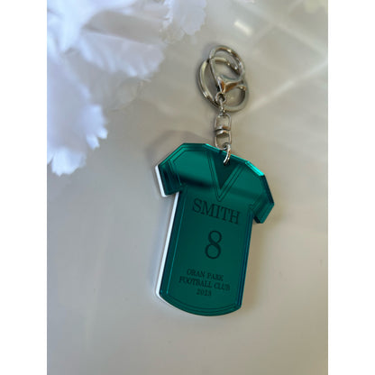 Football Jersey Keychain