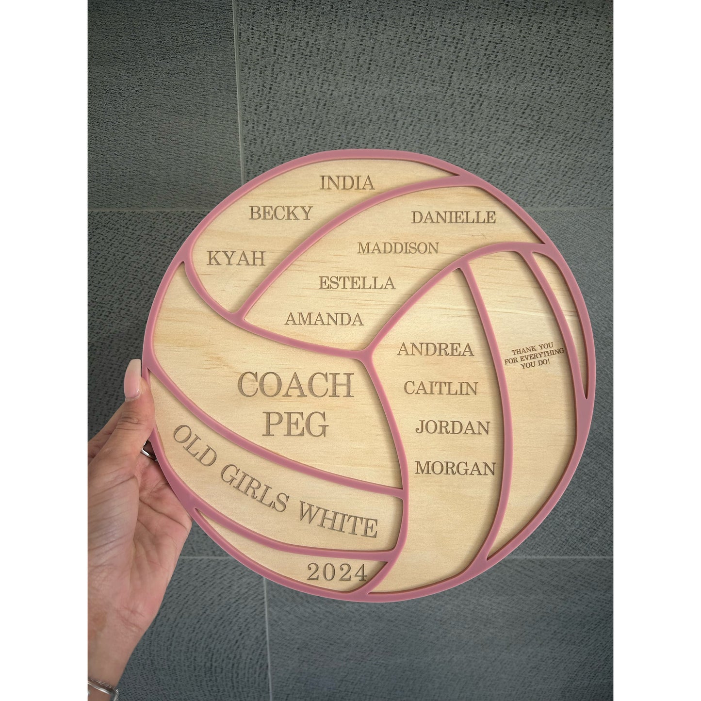 Coach Plaque