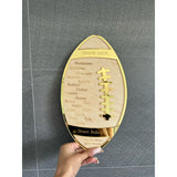 Personalised Thank You Plaque for Coaches