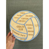 Personalised Thank You Plaque for Coaches