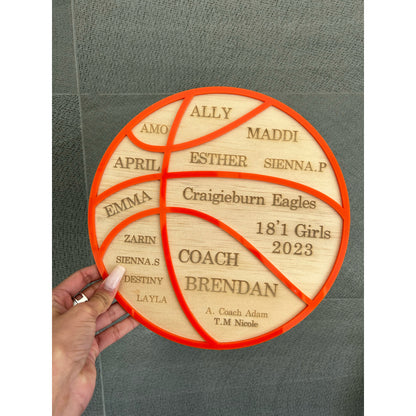 Coach Plaque