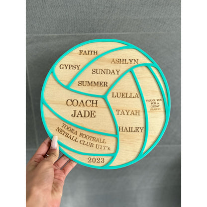 Coach Plaque