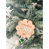 Wooden Scallop First Christmas