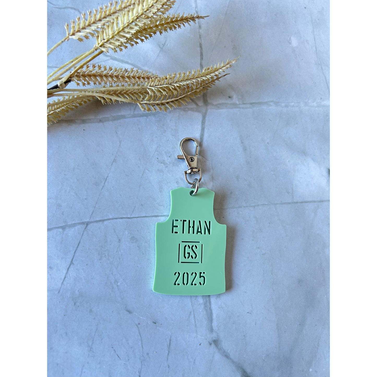 Netball Singlet Bag Tag