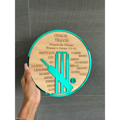 Coach Plaque