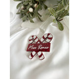 Candy Cane Name Badge