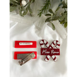 Candy Cane Name Badge