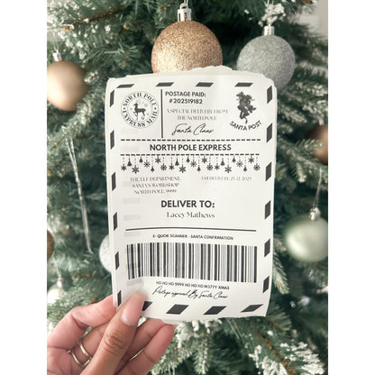 Santa Mail Shipping Labels - Pk 6