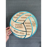 Personalised Thank You Plaque for Coaches
