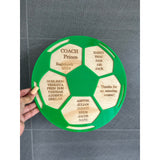 Personalised Thank You Plaque for Coaches