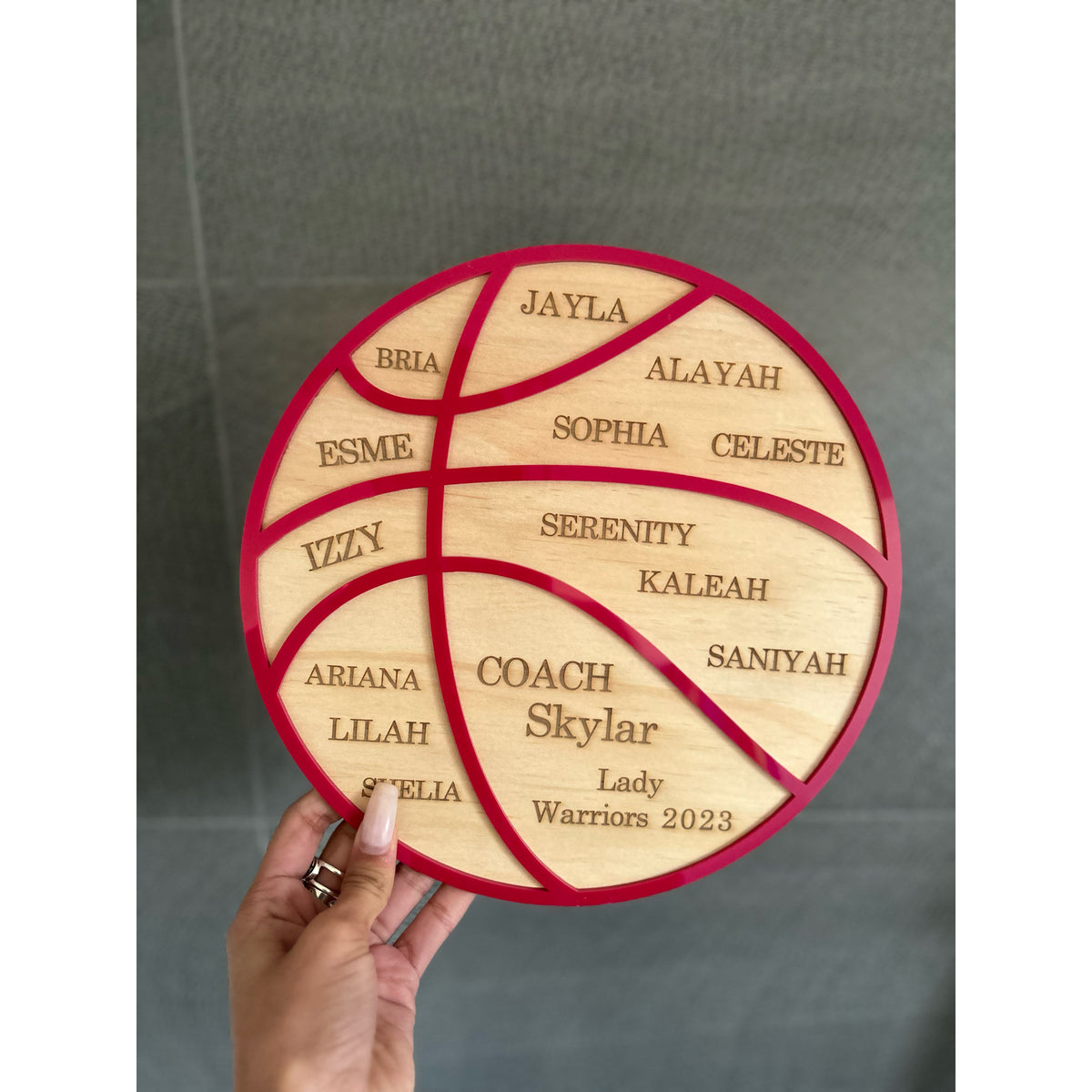 Personalised Thank You Plaque for Coaches