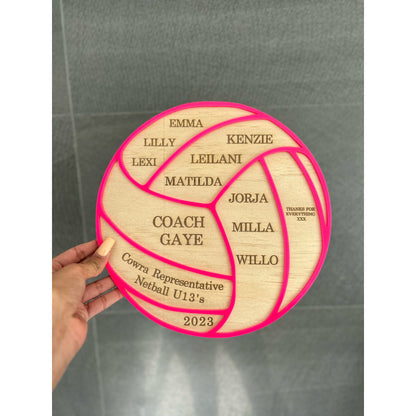 Coach Plaque