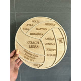 Personalised Thank You Plaque for Coaches