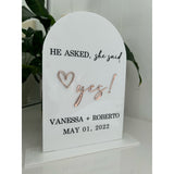 Engagement Plaque