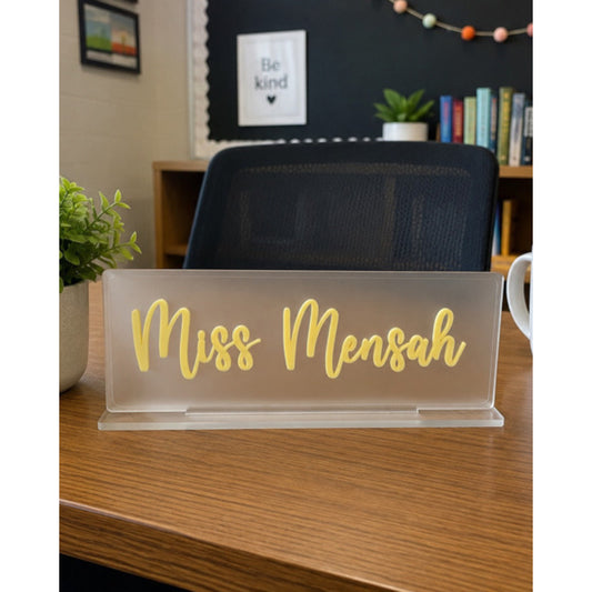 Acrylic Name Plate