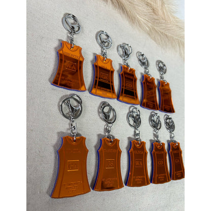 Netball Dress Keychains