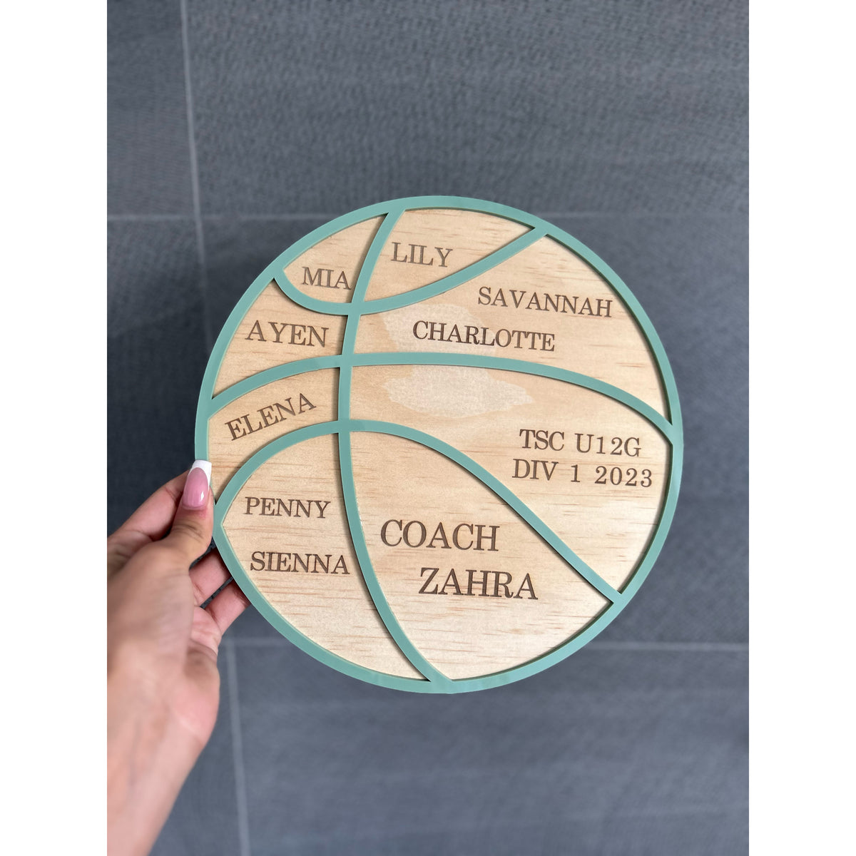 Personalised Thank You Plaque for Coaches