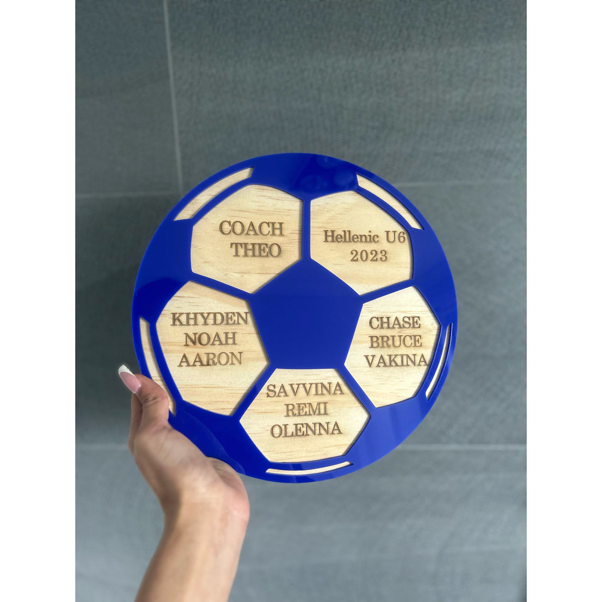 Personalised Thank You Plaque for Coaches