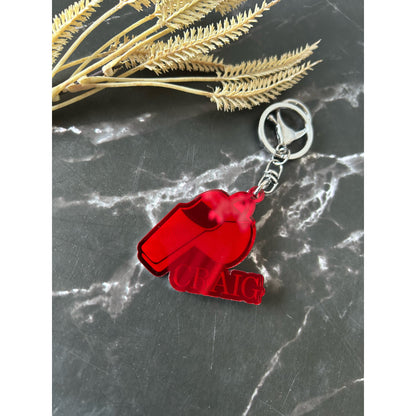 Umpire's Whistle Keychain