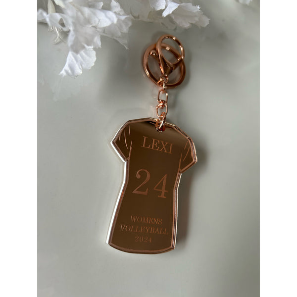Volleyball Jersey Keychain