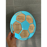 Personalised Thank You Plaque for Coaches
