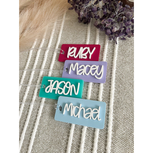 Personalised bag tags