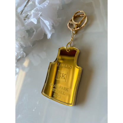 Netball Singlet Keychain