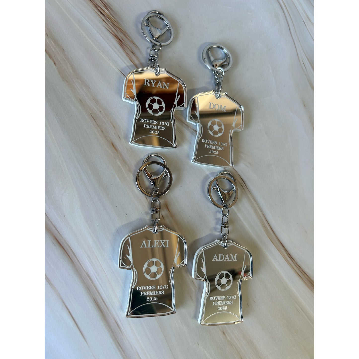 Soccer Jersey Keychain