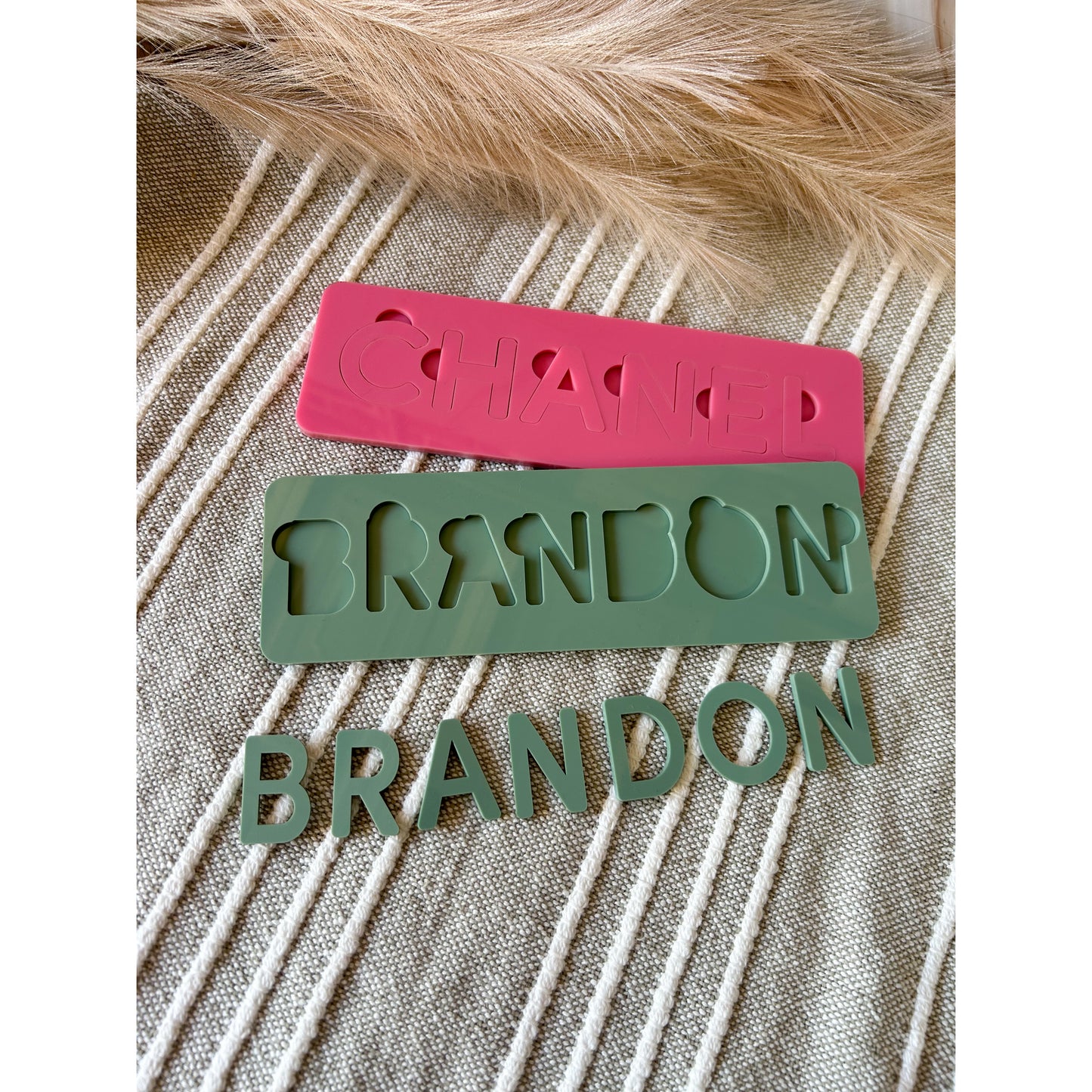 Acrylic Name puzzles