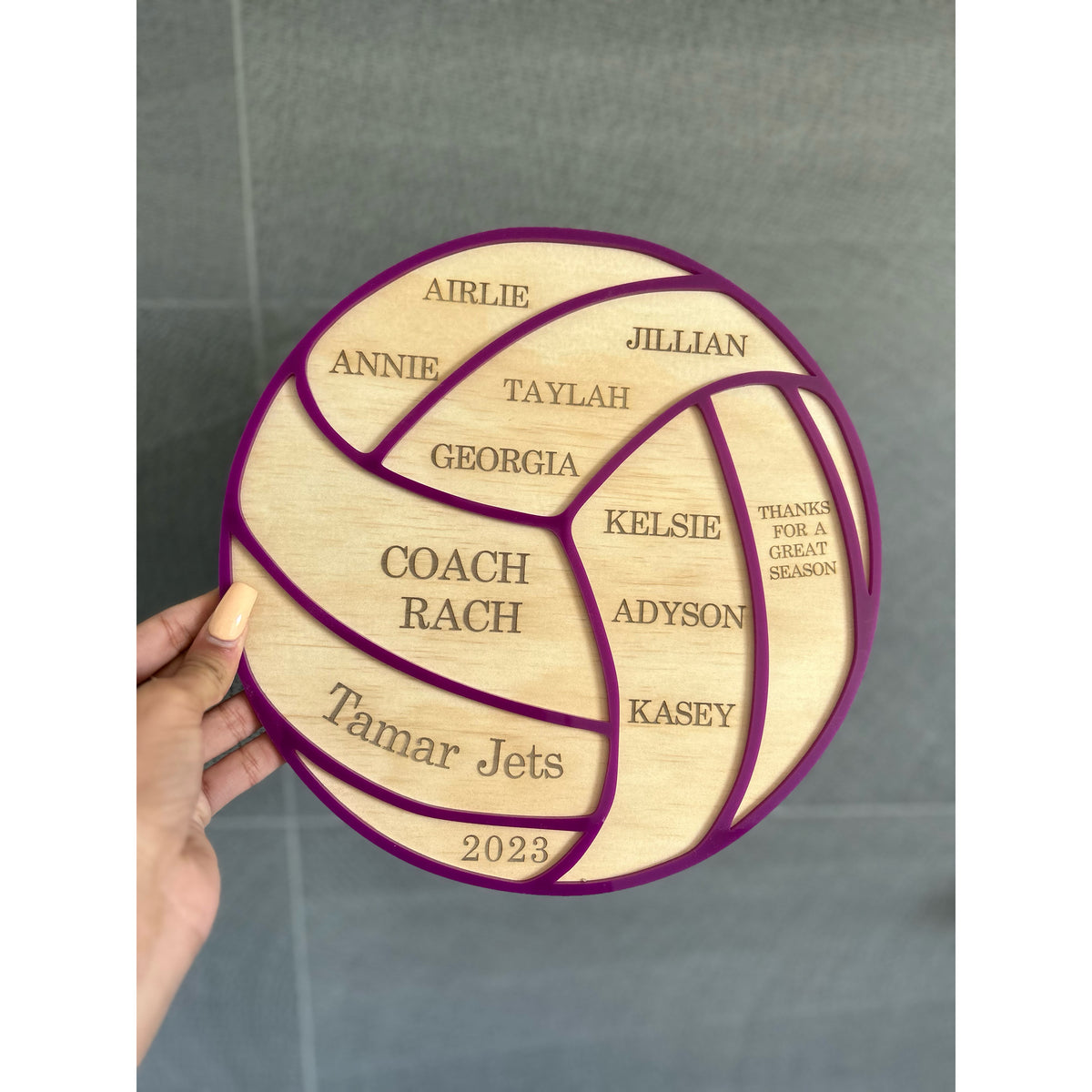 Personalised Thank You Plaque for Coaches