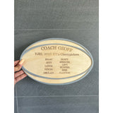 Personalised Thank You Plaque for Coaches