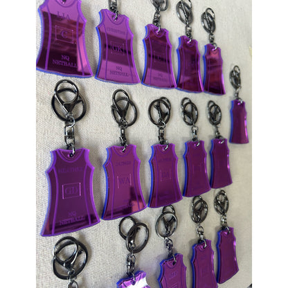 Netball Dress Keychains