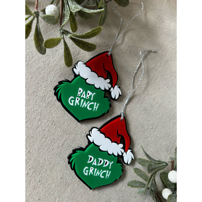 Grinch Christmas Ornament