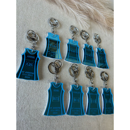 Netball Dress Keychains